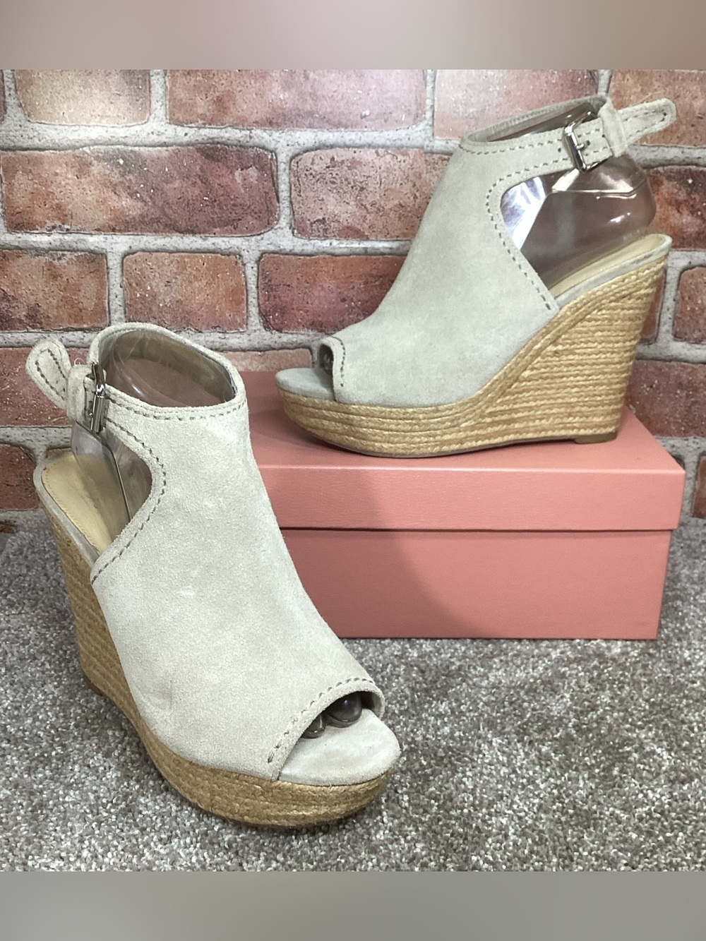 Marc Fisher Espadrille Wedge Sandals size 8
